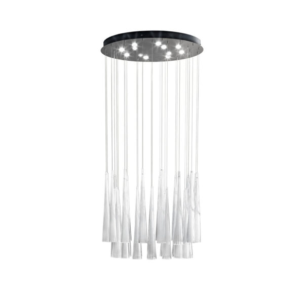 Lifetime cascade chandelier