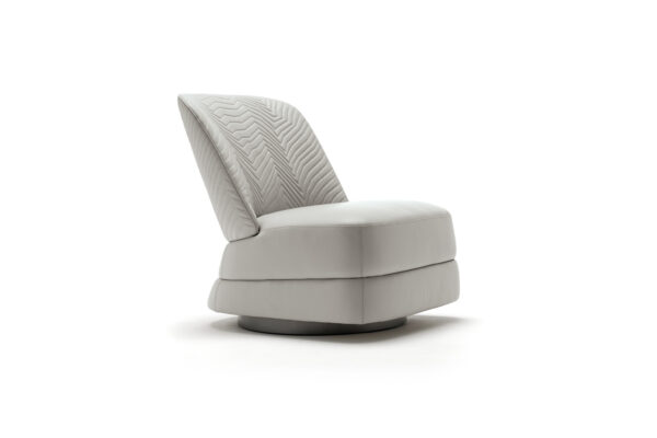 Moonlight occasional swivel chair