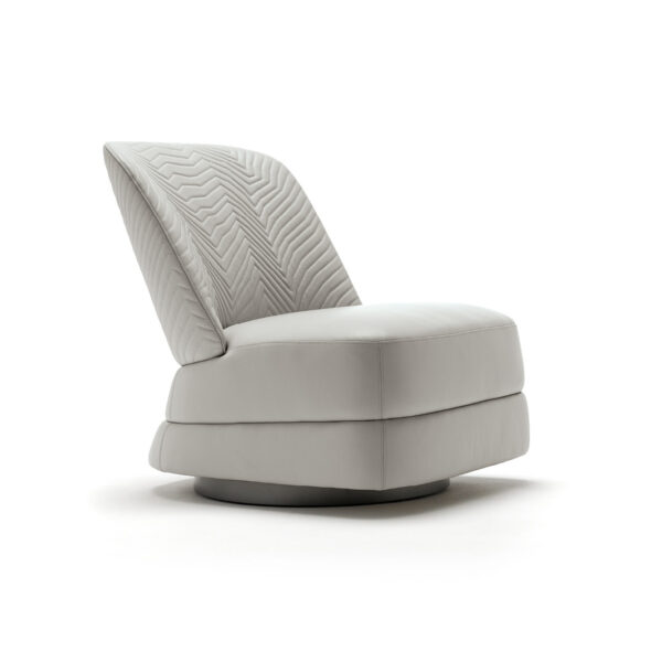 Moonlight occasional swivel chair