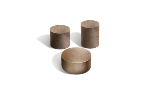 Sunrise round end table