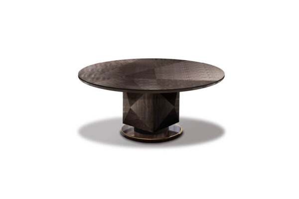 Infinity round table wooden base