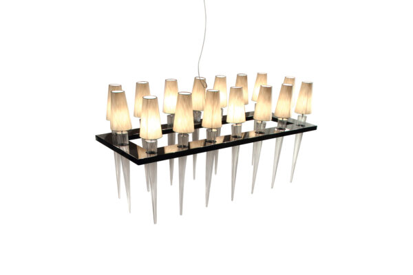 Alchemy torches chandelier