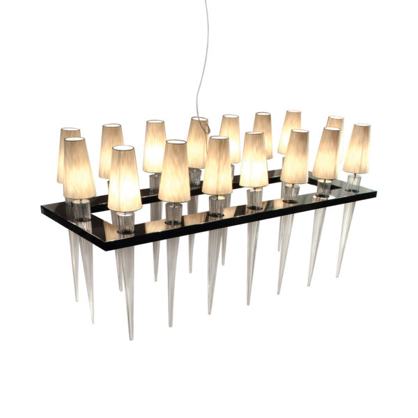 Alchemy torches chandelier